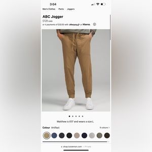 ABC Jogger XL
Color: Artifact
Bought in August of 2022.